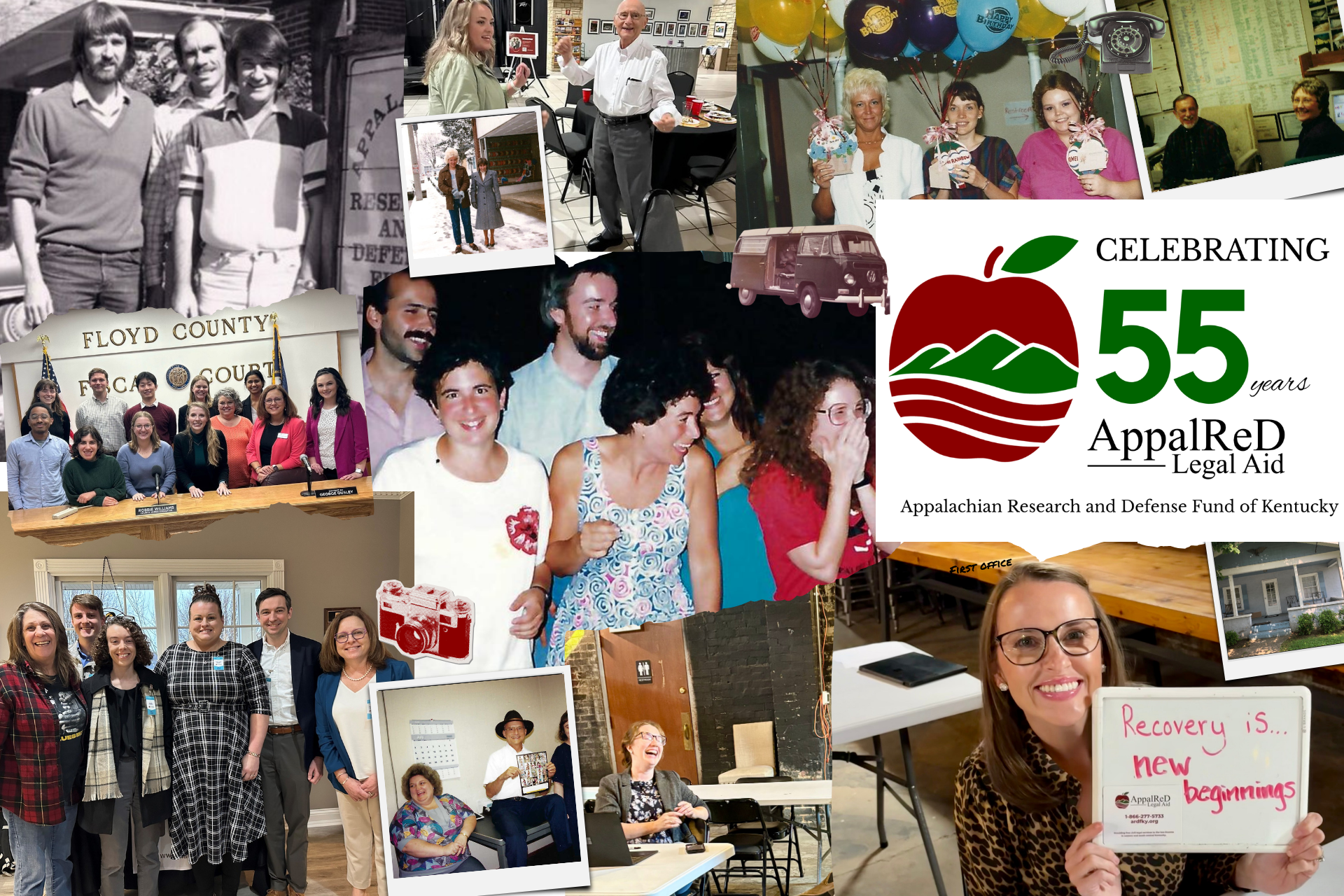 55th anniversary collage