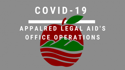 Coronavirus Pandemic AppalReD Legal Aid's Office Operations