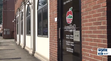 AppalReD's Prestonsburg office door